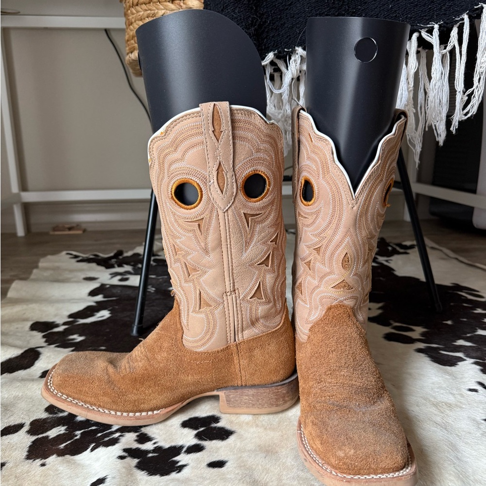 DURANGO LADY REBEL PRO WOMEN'S CASHEW & BONE WESTERN BOOT - Picture 5 of 10